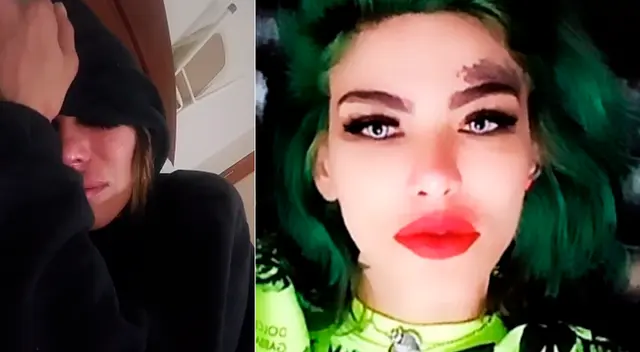 Angie Jibaja se muestra muy mal durante recuperación.