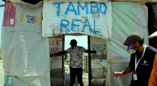 Tambo Real libre de coronavirus. Tambo Real libre de coronavirus.