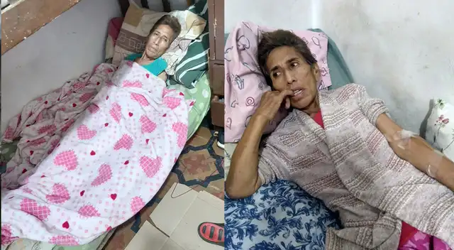 Mujer clama por ayuda. Mujer clama por ayuda.