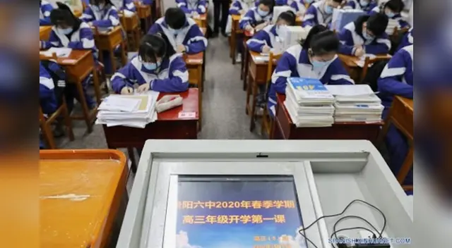 Un total de 57.800 adolescentes en Wuhan han vuelto a retomar las clases presenciales, luego de diez días sin muertes por COVID-19.