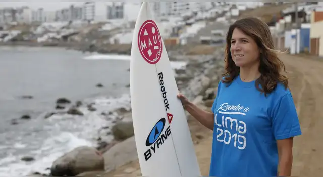 La surfista Sofía Mulanovich se convirtió en madre por primera vez.