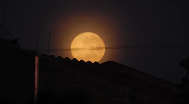 La superluna lleva el nombre de Luna de las Flores porque se logra ver durante la estación primaveral.