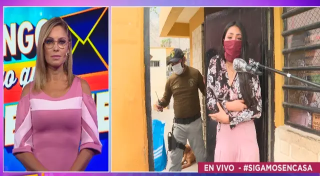 Lleva donaciones a internos del penal en cuarentena.