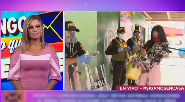 Lleva donaciones a internos del penal en cuarentena.