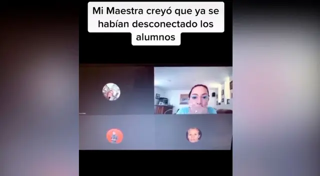 Profesora pasó momento vergonzoso con sus alumnos.