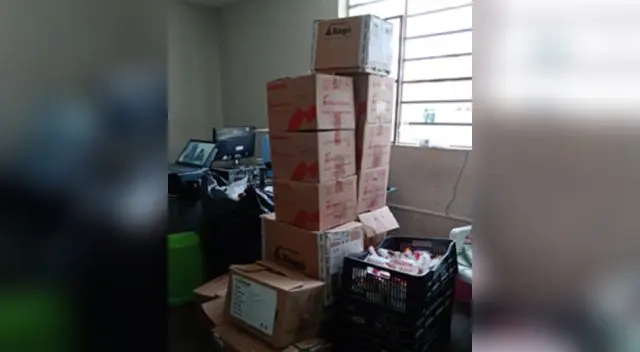 En la intervención en la vivienda se halló arias cajas de medicamentos e insumos médicos. En la intervención en la vivienda se halló arias cajas de medicamentos e insumos médicos.