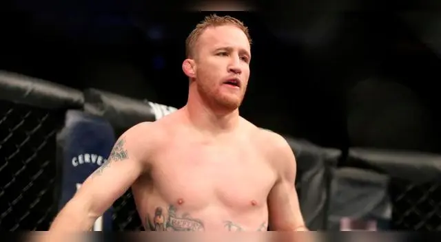 Justin Gaethje, el estadounidense que esta noche quiere alzar el titulo de peso ligero.