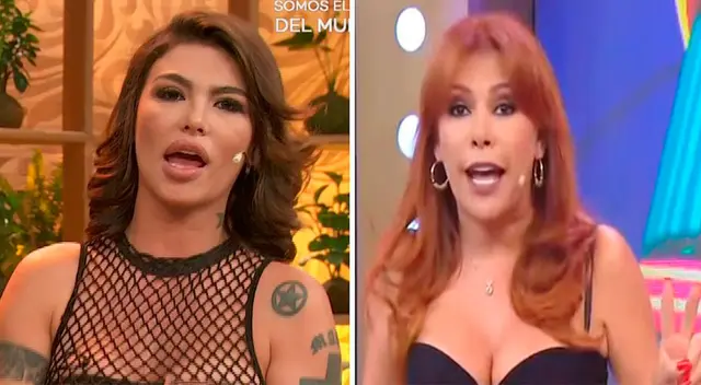 Angie Jibaja vuelve amenazar a Magaly Medina. Angie Jibaja vuelve amenazar a Magaly Medina.