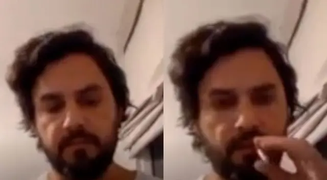 El congresista intentó prender el cigarro durante una sesión del pleno.