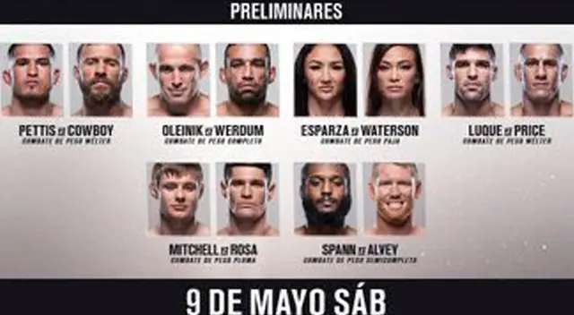 Disfruta de un sábado al rojo vivo con el evento de la UFC 249 por El Popular.