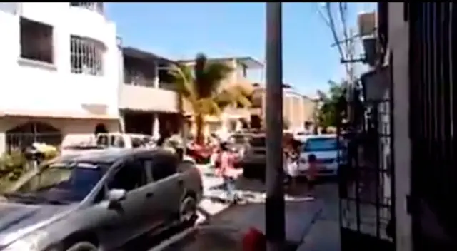 Vecinos de Piura celebran Día de la Madre al aire libre, pese a estar en inmovilización total por el coronavirus.