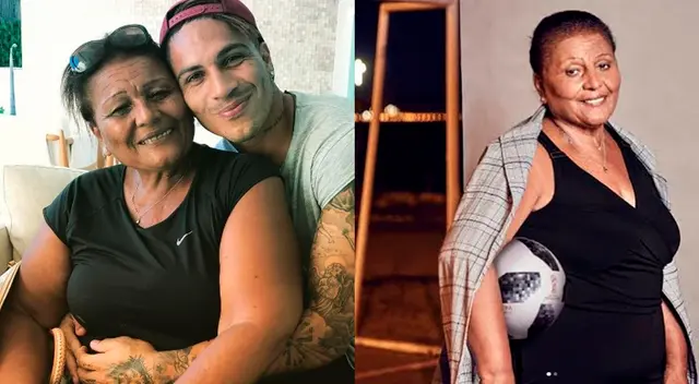 Paolo Guerrero le envió un cariñoso saludo a su madre.