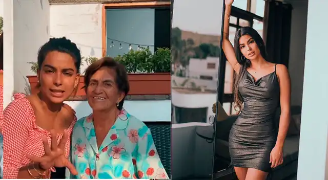 Ivana Yturbe comparte gratos momentos con su abuelita en cuarentena.
