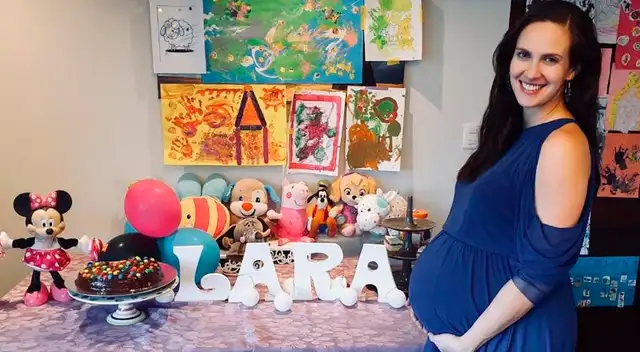 Emilia Drago realiza baby shower online en plena cuarentena