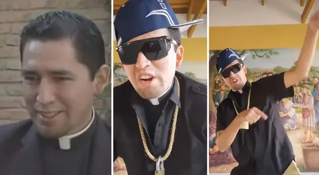 El sacerdote se ha convertido en un personaje viral en las redes sociales. El sacerdote se ha convertido en un personaje viral en las redes sociales.