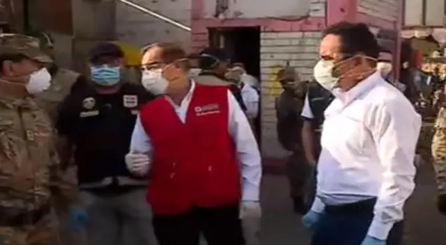 Operativo en mercado Gunzac en Los Olivos. Operativo en mercado Gunzac en Los Olivos.