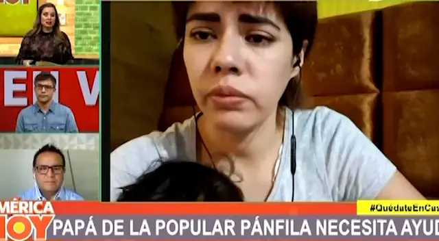 La Pánfila pide ayuda para que su papá sea atendido en un hospital.