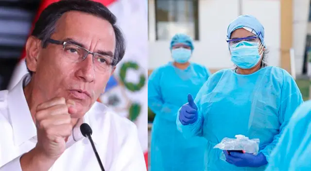 Martín Vizcarra saluda a los enfermeros por su día.