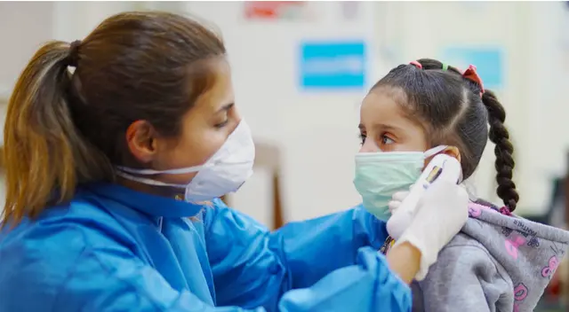 Los menores dieron positivo al COVID-19. Los menores dieron positivo al COVID-19.