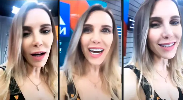 Juliana Oxenford se divierte de los mix con su risa.