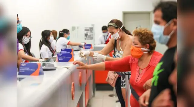 El bono de 380 soles podrán ser cobrados en las agencias del Banco de Crédito del Perú.