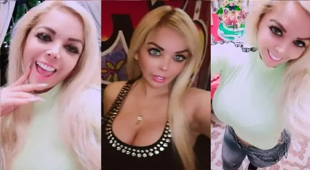 La rubia se presentó en el set de Magaly Medina y mostró su nueva figura. La rubia se presentó en el set de Magaly Medina y mostró su nueva figura.