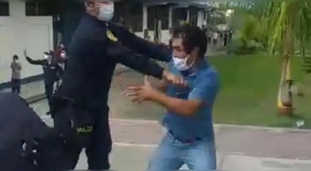 Fueron sentenciados sujetos que agredieron a policía en refugio de Moyobamba