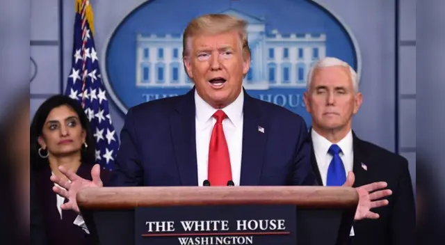 Donald trump indicó que "el mundo fue golpeado por la plaga de China".