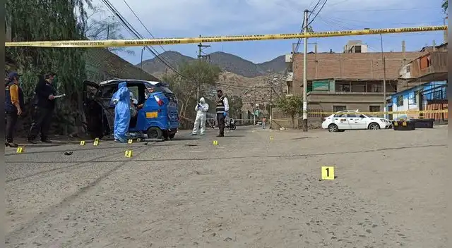 Hasta 21 casquillos de balas se halló en el lugar del homicidio. Hasta 21 casquillos de balas se halló en el lugar del homicidio.