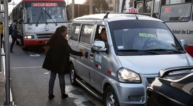 Congreso busca formalizar taxis colectivos.