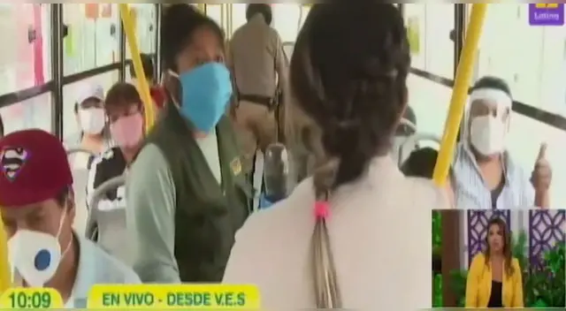 La mujer dijo: "La sangre de Cristo nos protege", a lo que Thaís Casalino le respondió: "Dios también dice ‘cuídate que yo también te cuidaré’".