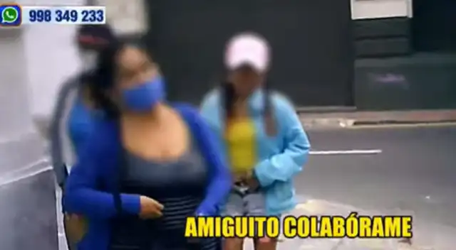 Trabajadoras sexuales ofrecían sus servicios en medio de la cuarentena.