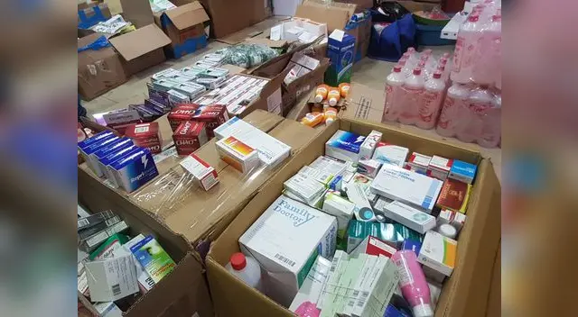 Incautan medicina de dudosa procedencia.