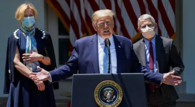 Donald Trump, presidente de Estados Unidos.