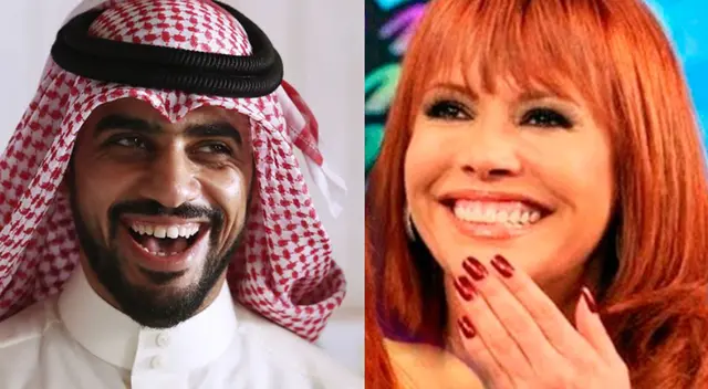 Magaly Medina no pasó desapercibido el aspecto del joven árabe, quien es conocido por su ayuda filantrópica en el norte de nuestro país.