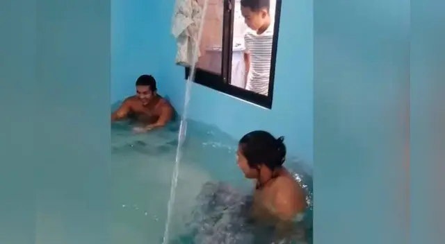 El video fue subido por la familia a las redes sociales y se volvió viral.