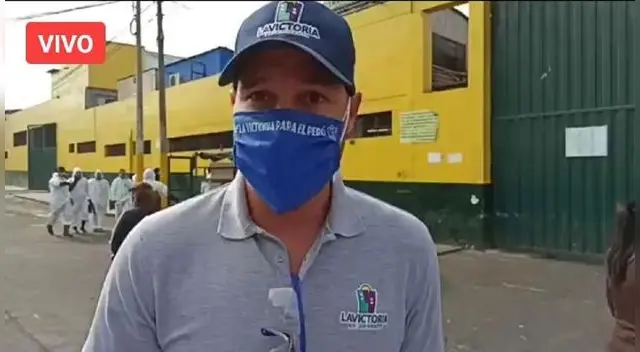 El alcalde George Forsyth estuvo supervisando el trabajo de desifección en el mercado de Frutas. El alcalde George Forsyth estuvo supervisando el trabajo de desifección en el mercado de Frutas.