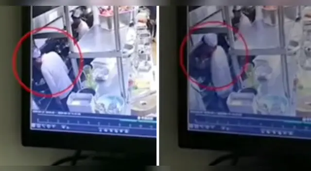 ¡Indignante! cocinero chino preparando alimentos sin mascarilla ¡Indignante! cocinero chino preparando alimentos sin mascarilla