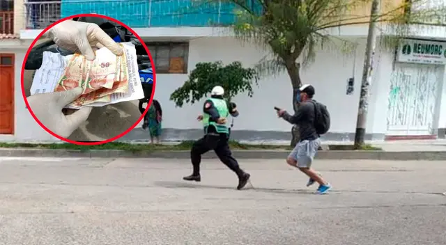 Policía fue descubierto recibiendo una coima Policía fue descubierto recibiendo una coima