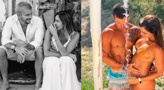 Mario Hart habla con su bebé.