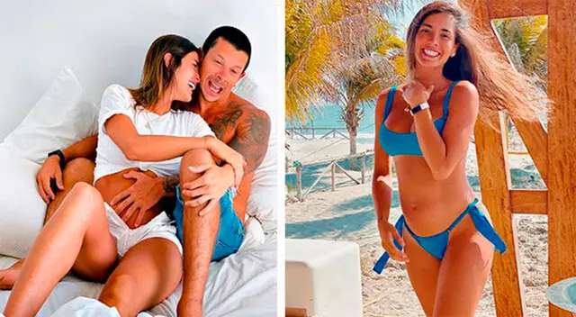 Mario Hart habla con su bebé.