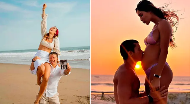 Mario Hart habla con su bebé.