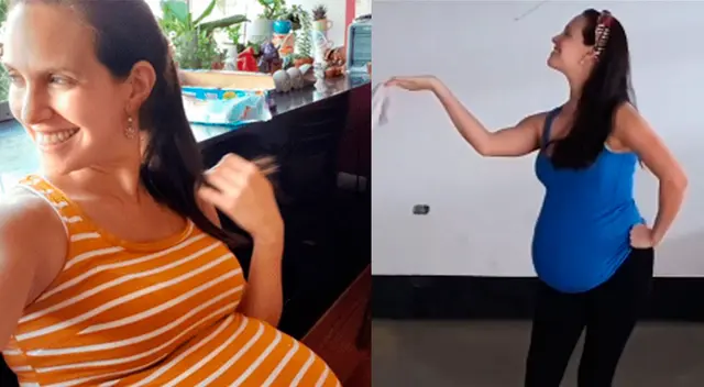 Emilia Drago baila marinera.