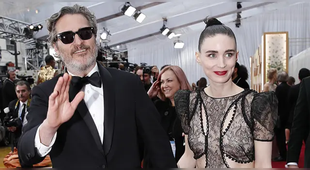 Joaquín Phoenix y Rooney Mara oficializaron su romance en 2017.