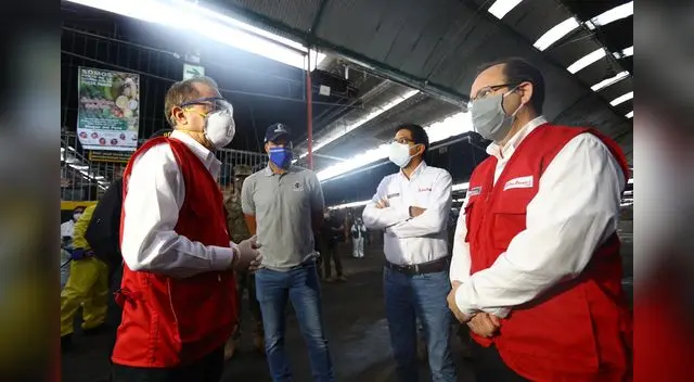 Coordinaciones entre Ministerios y alcalde de La Victoria George Forsyth