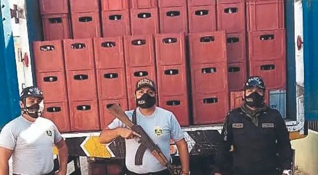 Camión intervenido en Piura Camión intervenido en Piura