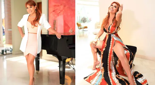 Magaly Medina demuestra su seguridad.