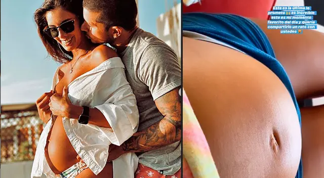 Korina Rivadeneira ama sentir a su bebé moverse. Korina Rivadeneira ama sentir a su bebé moverse.