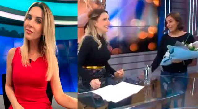 Juliana Oxenford recibe sorpresa de su equipo. Juliana Oxenford recibe sorpresa de su equipo.