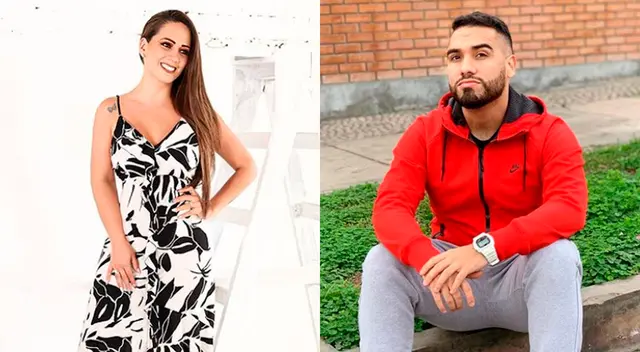 Melissa Klug se luce con otro bailarín.